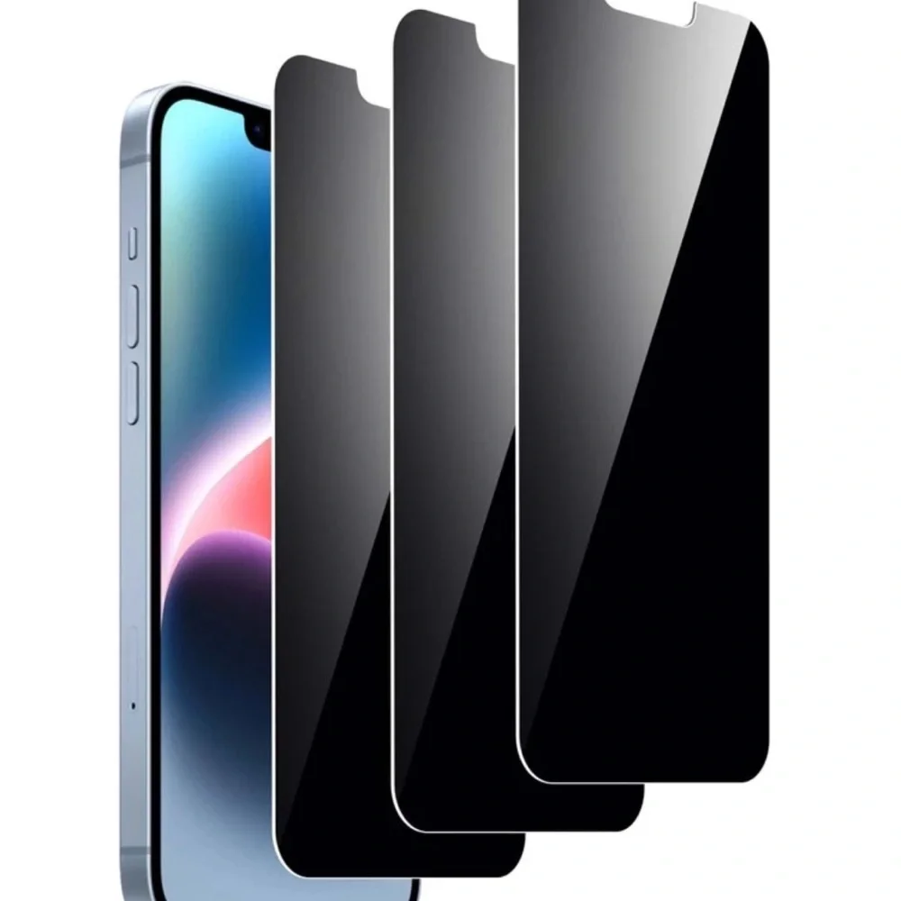 3pcs Anti-Spy Tempered Glass Screen Protector Compatible l